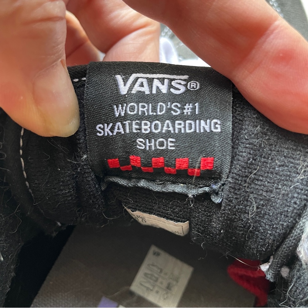 VANS Half Cab Skate Shoes Men 8 Grey White Mid Top Classic Sneaker Runner - Picture 8 of 10